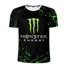 Мужская футболка 3D спортивная с принтом MONSTER ENERGY в Екатеринбурге, 100% полиэстер с улучшенными характеристиками | приталенный силуэт, круглая горловина, широкие плечи, сужается к линии бедра | Тематика изображения на принте: black monster | bmx | claw | cybersport | energy | monster | monster energy | moto | motocross | race | sport | киберспорт | когти | монстер энерджи | монстр | мото | мотокросс | ралли | скейтбординг | спорт | т | энергия