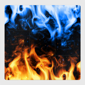 Магнитный плакат 3Х3 с принтом БИТВА ОГНЕЙ в Екатеринбурге, Полимерный материал с магнитным слоем | 9 деталей размером 9*9 см | fire | flame | битва | вода | жар | желтый | искра | искры | костер | красный | лед | огней | огнем | огненные | огненный | огни | огнями | огонек | огонечек | огонечки | огонь | огоньки | оранжевый | пламя | пожар