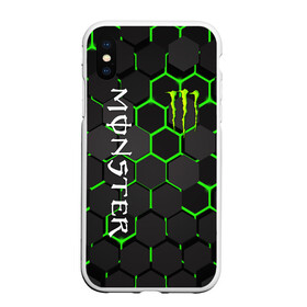 Чехол для iPhone XS Max матовый с принтом MONSTER ENERGY в Екатеринбурге, Силикон | Область печати: задняя сторона чехла, без боковых панелей | black monster | bmx | claw | cybersport | energy | monster | monster energy | moto | motocross | race | sport | киберспорт | когти | монстер энерджи | монстр | мото | мотокросс | ралли | скейтбординг | спорт | т | энергия