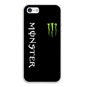 Чехол для iPhone 5/5S матовый с принтом MONSTER ENERGY в Екатеринбурге, Силикон | Область печати: задняя сторона чехла, без боковых панелей | black monster | bmx | claw | cybersport | energy | monster | monster energy | moto | motocross | race | sport | киберспорт | когти | монстер энерджи | монстр | мото | мотокросс | ралли | скейтбординг | спорт | т | энергия