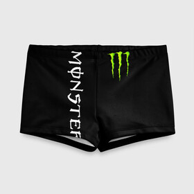 Детские купальные плавки 3D с принтом MONSTER ENERGY в Екатеринбурге, Полиэстер 85%, Спандекс 15% | Слитный крой, подклад по переду изделия, узкие бретели | Тематика изображения на принте: black monster | bmx | claw | cybersport | energy | monster | monster energy | moto | motocross | race | sport | киберспорт | когти | монстер энерджи | монстр | мото | мотокросс | ралли | скейтбординг | спорт | т | энергия