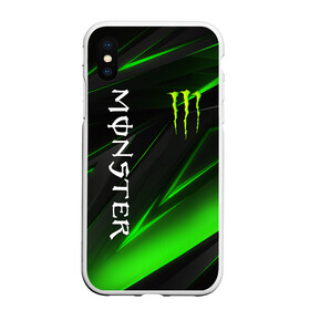 Чехол для iPhone XS Max матовый с принтом MONSTER ENERGY в Екатеринбурге, Силикон | Область печати: задняя сторона чехла, без боковых панелей | black monster | bmx | claw | cybersport | energy | monster | monster energy | moto | motocross | race | sport | киберспорт | когти | монстер энерджи | монстр | мото | мотокросс | ралли | скейтбординг | спорт | т | энергия