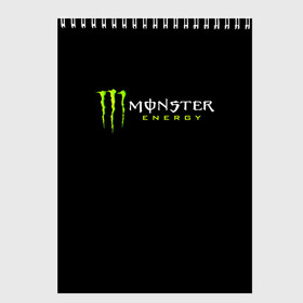 Скетчбук с принтом MONSTER ENERGY в Екатеринбурге, 100% бумага
 | 48 листов, плотность листов — 100 г/м2, плотность картонной обложки — 250 г/м2. Листы скреплены сверху удобной пружинной спиралью | black monster | bmx | claw | cybersport | energy | monster | monster energy | moto | motocross | race | sport | киберспорт | когти | монстер энерджи | монстр | мото | мотокросс | ралли | скейтбординг | спорт | т | энергия