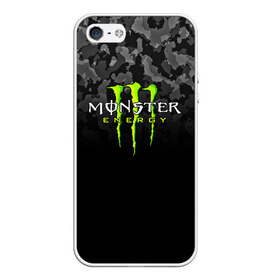 Чехол для iPhone 5/5S матовый с принтом MONSTER ENERGY в Екатеринбурге, Силикон | Область печати: задняя сторона чехла, без боковых панелей | black monster | bmx | claw | cybersport | energy | monster | monster energy | moto | motocross | race | sport | киберспорт | когти | монстер энерджи | монстр | мото | мотокросс | ралли | скейтбординг | спорт | т | энергия