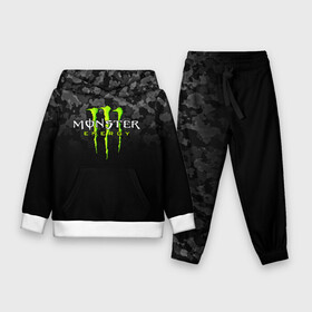 Детский костюм 3D (с толстовкой) с принтом MONSTER ENERGY в Екатеринбурге,  |  | black monster | bmx | claw | cybersport | energy | monster | monster energy | moto | motocross | race | sport | киберспорт | когти | монстер энерджи | монстр | мото | мотокросс | ралли | скейтбординг | спорт | т | энергия