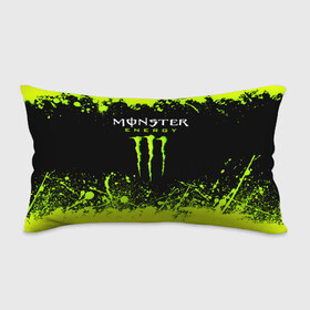 Подушка 3D антистресс с принтом MONSTER ENERGY  в Екатеринбурге, наволочка — 100% полиэстер, наполнитель — вспененный полистирол | состоит из подушки и наволочки на молнии | black monster | bmx | claw | cybersport | energy | monster | monster energy | moto | motocross | race | sport | киберспорт | когти | монстер энерджи | монстр | мото | мотокросс | ралли | скейтбординг | спорт | т | энергия