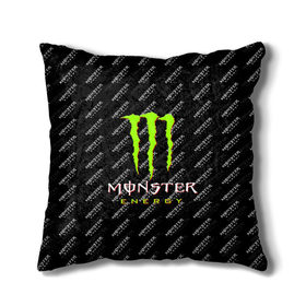 Подушка 3D с принтом MONSTER ENERGY (Z) в Екатеринбурге, наволочка – 100% полиэстер, наполнитель – холлофайбер (легкий наполнитель, не вызывает аллергию). | состоит из подушки и наволочки. Наволочка на молнии, легко снимается для стирки | Тематика изображения на принте: black monster | bmx | claw | cybersport | energy | monster | monster energy | moto | motocross | race | sport | киберспорт | когти | монстер энерджи | монстр | мото | мотокросс | ралли | скейтбординг | спорт | т | энергия