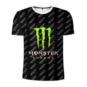 Мужская футболка 3D спортивная с принтом MONSTER ENERGY (Z) в Екатеринбурге, 100% полиэстер с улучшенными характеристиками | приталенный силуэт, круглая горловина, широкие плечи, сужается к линии бедра | Тематика изображения на принте: black monster | bmx | claw | cybersport | energy | monster | monster energy | moto | motocross | race | sport | киберспорт | когти | монстер энерджи | монстр | мото | мотокросс | ралли | скейтбординг | спорт | т | энергия