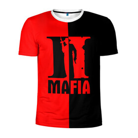 Мужская футболка 3D спортивная с принтом MAFIA 2 [9] в Екатеринбурге, 100% полиэстер с улучшенными характеристиками | приталенный силуэт, круглая горловина, широкие плечи, сужается к линии бедра | gun | mafia | гангстер | мафия