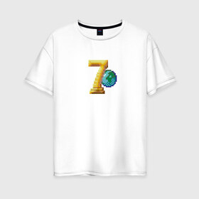 Женская футболка хлопок Oversize с принтом Delphi 7 | Делфи 7 в Екатеринбурге, 100% хлопок | свободный крой, круглый ворот, спущенный рукав, длина до линии бедер
 | delphi | делфи | дэлфи | программирования | технарь | язык