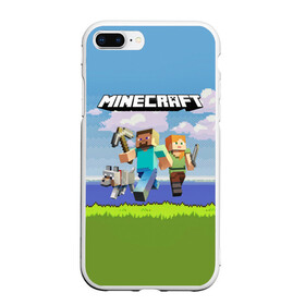 Чехол для iPhone 7Plus/8 Plus матовый с принтом Minecraft в Екатеринбурге, Силикон | Область печати: задняя сторона чехла, без боковых панелей | craft | game | mine | minecraft | minecraftmemories | pixel | tnt | twitter | блок | динамит | игра | красный блок | майнкрафт | маркус перссон | пиксель | ремесло | тротил | шахта