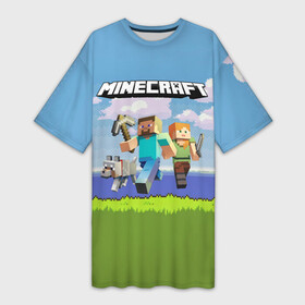 Платье-футболка 3D с принтом Minecraft. в Екатеринбурге,  |  | craft | game | mine | minecraft | minecraftmemories | pixel | tnt | twitter | блок | динамит | игра | красный блок | майнкрафт | маркус перссон | пиксель | ремесло | тротил | шахта