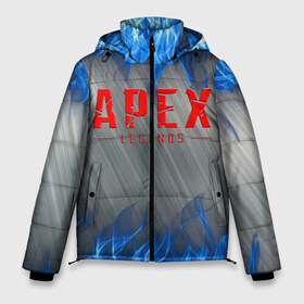 Мужская зимняя куртка 3D с принтом APEX LEGENDS в Екатеринбурге, верх — 100% полиэстер; подкладка — 100% полиэстер; утеплитель — 100% полиэстер | длина ниже бедра, свободный силуэт Оверсайз. Есть воротник-стойка, отстегивающийся капюшон и ветрозащитная планка. 

Боковые карманы с листочкой на кнопках и внутренний карман на молнии. | apex | apex legends | battle | battle royal | bloodhound | titanfall | wraith | апекс | апекс легендс | батл | битва | война | королевская битва | легендс | рояль