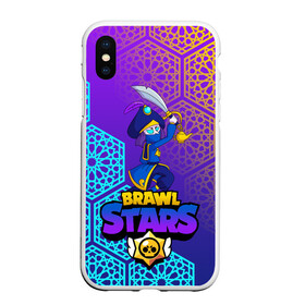 Чехол для iPhone XS Max матовый с принтом MORTIS BRAWL STARS в Екатеринбурге, Силикон | Область печати: задняя сторона чехла, без боковых панелей | brawl | brawl stars | brawl stars rogue mortis | clash | mortis brawl stars | rogue mortis | бравл старс | бравл старс коварный мортис | игра | коварный мортис | мобильные игры | мортис