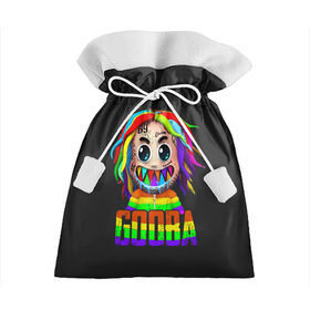 Подарочный 3D мешок с принтом 6IX9INE в Екатеринбурге, 100% полиэстер | Размер: 29*39 см | 6 | 6ix9ine | 9 | america | gang | gangsta | gooba | keke | koko | music | rap | shark | tekashi | usa | акула | америка | музыка | реп | рэп | текаши