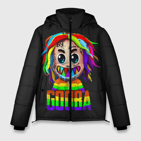 Мужская зимняя куртка 3D с принтом 6IX9INE в Екатеринбурге, верх — 100% полиэстер; подкладка — 100% полиэстер; утеплитель — 100% полиэстер | длина ниже бедра, свободный силуэт Оверсайз. Есть воротник-стойка, отстегивающийся капюшон и ветрозащитная планка. 

Боковые карманы с листочкой на кнопках и внутренний карман на молнии. | 6 | 6ix9ine | 9 | america | gang | gangsta | gooba | keke | koko | music | rap | shark | tekashi | usa | акула | америка | музыка | реп | рэп | текаши