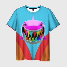 Мужская футболка 3D с принтом 6IX9INE в Екатеринбурге, 100% полиэфир | прямой крой, круглый вырез горловины, длина до линии бедер | 6ix9ine | 6ix9ine  gooba | gooba | акула | сикснайн | сиксти найн | сиксти найн репер | такаши | текаши | текаши сикснайн