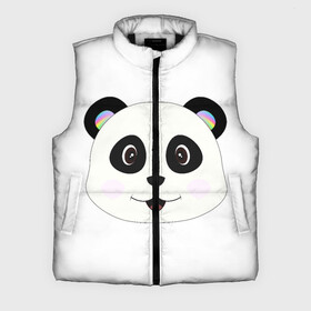 Мужской жилет утепленный 3D с принтом Panda в Екатеринбурге,  |  | bear | colorful | green | nature | panda | детские | животные | звери | милые | мультфильмы | панды | радуга