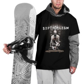 Накидка на куртку 3D с принтом Septicflesh в Екатеринбурге, 100% полиэстер |  | Тематика изображения на принте: septicflesh | арт | дэт дум метал | дэт метал | музыка | рок | симфоник метал