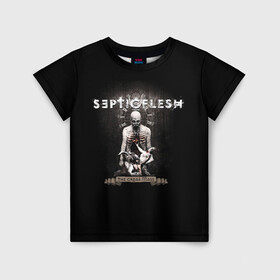 Детская футболка 3D с принтом Septicflesh в Екатеринбурге, 100% гипоаллергенный полиэфир | прямой крой, круглый вырез горловины, длина до линии бедер, чуть спущенное плечо, ткань немного тянется | septicflesh | арт | дэт дум метал | дэт метал | музыка | рок | симфоник метал