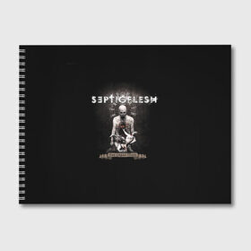 Альбом для рисования с принтом Septicflesh в Екатеринбурге, 100% бумага
 | матовая бумага, плотность 200 мг. | septicflesh | арт | дэт дум метал | дэт метал | музыка | рок | симфоник метал