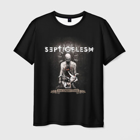 Мужская футболка 3D с принтом Septicflesh в Екатеринбурге, 100% полиэфир | прямой крой, круглый вырез горловины, длина до линии бедер | septicflesh | арт | дэт дум метал | дэт метал | музыка | рок | симфоник метал