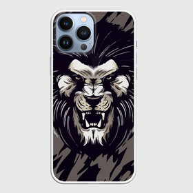 Чехол для iPhone 13 Pro Max с принтом Зверь в Екатеринбурге,  |  | Тематика изображения на принте: арт | большой | всю | геометрия | гепард | голова | граффити | дикие | добрые | животные | зверь | злые | картинка | кот | кошка | лев | леопард | лого | на | опасный | пантера | пасть | рисунок | сердитый