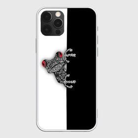 Чехол для iPhone 12 Pro Max с принтом Лягуха в Екатеринбурге, Силикон |  | арт | белая | большая | всю | геометрия | глаза | голова | граффити | дикие | добрые | животные | зверь | злые | картинка | лого | лягуха | лягушка | на | опасный | пасть | пятна | пятнистая | рисунок