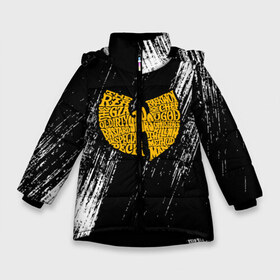 Зимняя куртка для девочек 3D с принтом Wu-Tang Clan в Екатеринбурге, ткань верха — 100% полиэстер; подклад — 100% полиэстер, утеплитель — 100% полиэстер. | длина ниже бедра, удлиненная спинка, воротник стойка и отстегивающийся капюшон. Есть боковые карманы с листочкой на кнопках, утяжки по низу изделия и внутренний карман на молнии. 

Предусмотрены светоотражающий принт на спинке, радужный светоотражающий элемент на пуллере молнии и на резинке для утяжки. | Тематика изображения на принте: cappadonna | clan | ghostface killah | gza | inspectah deck | masta killa | method man | raekwon | rap | rza | u god | wu tang | wu tang clan | рэп