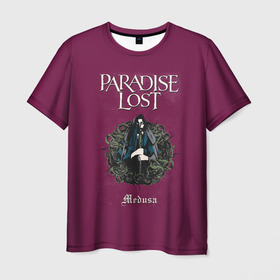 Мужская футболка 3D с принтом Paradise Lost в Екатеринбурге, 100% полиэфир | прямой крой, круглый вырез горловины, длина до линии бедер | Тематика изображения на принте: paradise lost | арт | готик метал | дум метал | музыка | рок