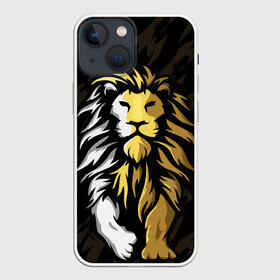 Чехол для iPhone 13 mini с принтом Зверь в Екатеринбурге,  |  | Тематика изображения на принте: большой | всю | геометрия | гепард | голова | граффити | дикие | добрые | животные | зверь | злые | картинка | кот | кошка | лев | леопард | лого | на | опасный | пантера | пасть | сердитый | текстуры | тигр