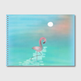 Альбом для рисования с принтом Фламинго в Екатеринбурге, 100% бумага
 | матовая бумага, плотность 200 мг. | Тематика изображения на принте: арт | гора | графика | дельфин | животные | за | закат | картинка | кит | мной | море | небо | облака | пальма | пара | песок | пляж | побережье | радуга | рисунок | следуй | солнце | сюрреализм | фламинго