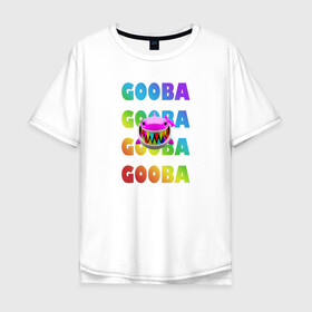 Мужская футболка хлопок Oversize с принтом GOOBA - 6ix9ine в Екатеринбурге, 100% хлопок | свободный крой, круглый ворот, “спинка” длиннее передней части | Тематика изображения на принте: 6ix9ine | 6ix9ine art | 6ix9ine king up | 6ix9ine арт | gooba | gooba 6ix9ine | shark | tekashi | tekashi 6ix9ine | акула | репер 6ix9ine | репер такеши | такеши