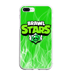 Чехол для iPhone 7Plus/8 Plus матовый с принтом BRAWL STARS в Екатеринбурге, Силикон | Область печати: задняя сторона чехла, без боковых панелей | 8 bit | barley | brawl stars | brock | bull | colt | crow | dynamike | fire | frank | jessie | leon | nita | барли | бравл старс | брок | булл | ворон | джесси | динамайк | кольт | леон | огонь | фрэнк