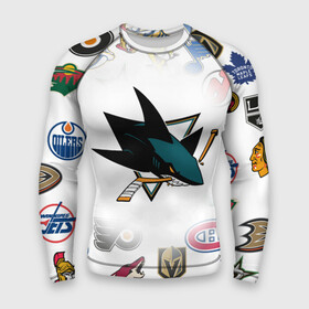 Мужской рашгард 3D с принтом San Jose Sharks (Z) в Екатеринбурге,  |  | anaheim ducks | arizona coyotes | boston bruins | buffalo sabres | calgary flames | canadiens de montreal | carolina hurricanes | chicago blackhawks | colorado avalanche | columbus blue jackets | dallas stars | detroit red wings | edmonton oil | hockey | 