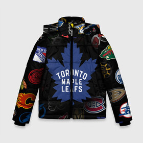 Зимняя куртка для мальчиков 3D с принтом Toronto Maple Leafs (Z) в Екатеринбурге, ткань верха — 100% полиэстер; подклад — 100% полиэстер, утеплитель — 100% полиэстер | длина ниже бедра, удлиненная спинка, воротник стойка и отстегивающийся капюшон. Есть боковые карманы с листочкой на кнопках, утяжки по низу изделия и внутренний карман на молнии. 

Предусмотрены светоотражающий принт на спинке, радужный светоотражающий элемент на пуллере молнии и на резинке для утяжки | anaheim ducks | arizona coyotes | boston bruins | buffalo sabres | calgary flames | canadiens de montreal | carolina hurricanes | chicago blackhawks | colorado avalanche | columbus blue jackets | dallas stars | detroit red wings | edmonton oil | hockey | 