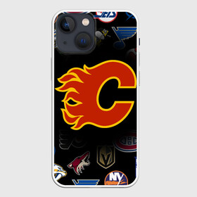 Чехол для iPhone 13 mini с принтом Calgary Flames (Z) в Екатеринбурге,  |  | Тематика изображения на принте: anaheim ducks | arizona coyotes | boston bruins | buffalo sabres | calgary flames | canadiens de montreal | carolina hurricanes | chicago blackhawks | colorado avalanche | columbus blue jackets | dallas stars | detroit red wings | edmonton oil | hockey | 