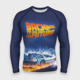 Мужской рашгард 3D с принтом Back to the Future в Екатеринбурге,  |  | back to the future | bttf | марти макфлай