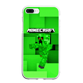 Чехол для iPhone 7Plus/8 Plus матовый с принтом Minecraft в Екатеринбурге, Силикон | Область печати: задняя сторона чехла, без боковых панелей | craft | game | mine | minecraft | minecraftmemories | pixel | tnt | twitter | блок | динамит | игра | красный блок | майнкрафт | маркус перссон | пиксель | ремесло | тротил | шахта