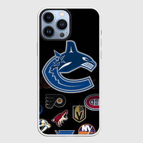 Чехол для iPhone 13 Pro Max с принтом NHL Vancouver Canucks | НХЛ (Z) в Екатеринбурге,  |  | anaheim ducks | arizona coyotes | boston bruins | buffalo sabres | canadiens de montreal | carolina hurricanes | chicago blackhawks | colorado | hockey | nhl | vancouver canucks | нхл | паттерн | спорт | хоккей