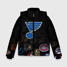 Зимняя куртка для мальчиков 3D с принтом NHL St Louis Blues (Z) в Екатеринбурге, ткань верха — 100% полиэстер; подклад — 100% полиэстер, утеплитель — 100% полиэстер | длина ниже бедра, удлиненная спинка, воротник стойка и отстегивающийся капюшон. Есть боковые карманы с листочкой на кнопках, утяжки по низу изделия и внутренний карман на молнии. 

Предусмотрены светоотражающий принт на спинке, радужный светоотражающий элемент на пуллере молнии и на резинке для утяжки | anaheim ducks | arizona coyotes | boston bruins | buffalo sabres | canadiens de montreal | carolina hurricanes | chicago blackhawks | colorado | hockey | nhl | st. louis blues | нхл | паттерн | спорт | хоккей