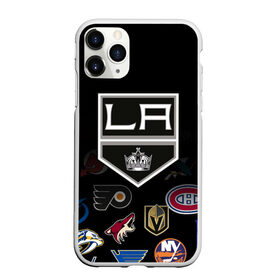 Чехол для iPhone 11 Pro Max матовый с принтом NHL Los Angeles Kings (Z) в Екатеринбурге, Силикон |  | Тематика изображения на принте: anaheim ducks | arizona coyotes | boston bruins | buffalo sabres | calgary flames | canadiens de montreal | carolina hurricanes | colorado | hockey | los angeles kings | nhl | нхл | паттерн | спорт | хоккей