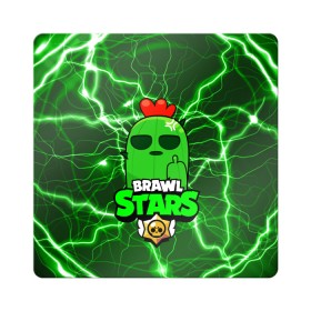 Магнит виниловый Квадрат с принтом Brawl Stars SPIKE в Екатеринбурге, полимерный материал с магнитным слоем | размер 9*9 см, закругленные углы | 8 bit | 8 бит | bibi | brawl | brawl stars | crow | leon | spike | sprout | stars | бравл | бравл старс | браво старс | игра | компьютерная | кров | леон | онлайн | старс