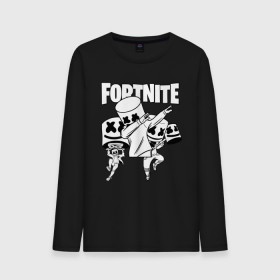 Мужской лонгслив хлопок с принтом FORTNITE x MARSHMELLO в Екатеринбурге, 100% хлопок |  | deadmau5 | fortnite | fortnite 2 | fortnite x маршмелло | ikonik | marshmello | ninja | ninja streamer | raven | travis scott | ворон | иконик | ниндзя | пили | рейвен | трэвис скотт | фортнайт