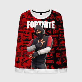 Мужской свитшот 3D с принтом FORTNITE x IKONIK в Екатеринбурге, 100% полиэстер с мягким внутренним слоем | круглый вырез горловины, мягкая резинка на манжетах и поясе, свободная посадка по фигуре | deadmau5 | fortnite | fortnite 2 | fortnite x маршмелло | ikonik | marshmello | ninja | ninja streamer | raven | travis scott | ворон | иконик | ниндзя | пили | рейвен | трэвис скотт | фортнайт