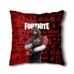 Подушка 3D с принтом FORTNITE x IKONIK в Екатеринбурге, наволочка – 100% полиэстер, наполнитель – холлофайбер (легкий наполнитель, не вызывает аллергию). | состоит из подушки и наволочки. Наволочка на молнии, легко снимается для стирки | deadmau5 | fortnite | fortnite 2 | fortnite x маршмелло | ikonik | marshmello | ninja | ninja streamer | raven | travis scott | ворон | иконик | ниндзя | пили | рейвен | трэвис скотт | фортнайт