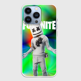 Чехол для iPhone 13 Pro с принтом FORTNITE x MARSHMELLO | ФОРТНАЙТ в Екатеринбурге,  |  | deadmau5 | fortnite | fortnite 2 | fortnite x маршмелло | ikonik | marshmello | ninja | ninja streamer | raven | travis scott | ворон | иконик | ниндзя | пили | рейвен | трэвис скотт | фортнайт