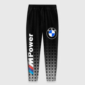 Мужские брюки 3D с принтом BMW в Екатеринбурге, 100% полиэстер | манжеты по низу, эластичный пояс регулируется шнурком, по бокам два кармана без застежек, внутренняя часть кармана из мелкой сетки | bmw | bmw лого | bmw марка | bmw эмблема | m power | power | бмв | бмв значок | бмв лого | бмв эмблема | бэха | значок bmw | лого автомобиля | логотип bmw | марка бмв | черно белый значок бмв