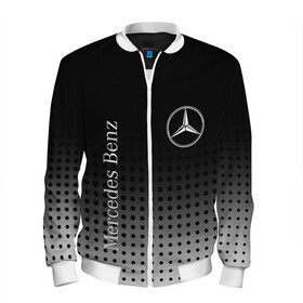 Мужской бомбер 3D с принтом Mercedes-Benz в Екатеринбурге, 100% полиэстер | застегивается на молнию, по бокам два кармана без застежек, по низу бомбера и на воротнике - эластичная резинка | amg | mercedes | mercedes значок | mercedes лого | mercedes марка | амг | бенц | лого автомобиля | логотип мерседес | мерин | мерс | мерседес | мерседес бенз | мерседес лого | мерседес эмблема