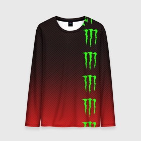 Мужской лонгслив 3D с принтом MONSTER ENERGY (Z) в Екатеринбурге, 100% полиэстер | длинные рукава, круглый вырез горловины, полуприлегающий силуэт | black monster | bmx | claw | cybersport | energy | monster | monster energy | moto | motocross | race | sport | киберспорт | когти | монстер энерджи | монстр | мото | мотокросс | ралли | скейтбординг | спорт | т | энергия